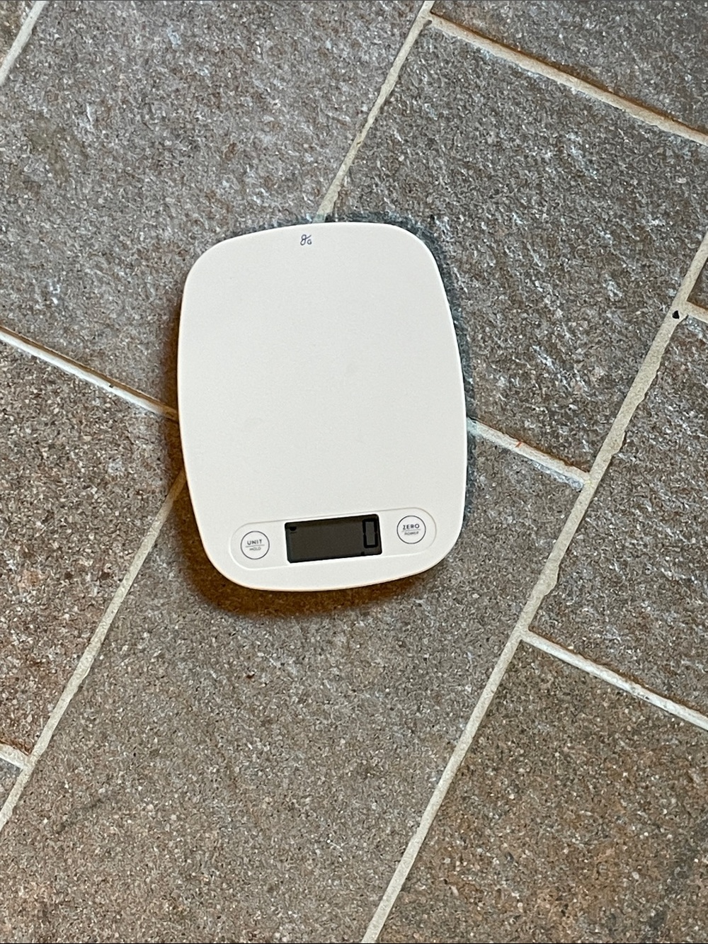 Digital Kitchen Scale in White